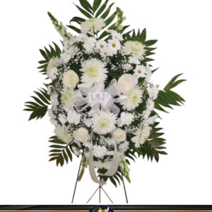 Ramo de flores fúnebres